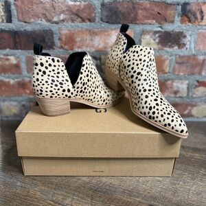 Dolce Vita leopard print calf hair bootie
